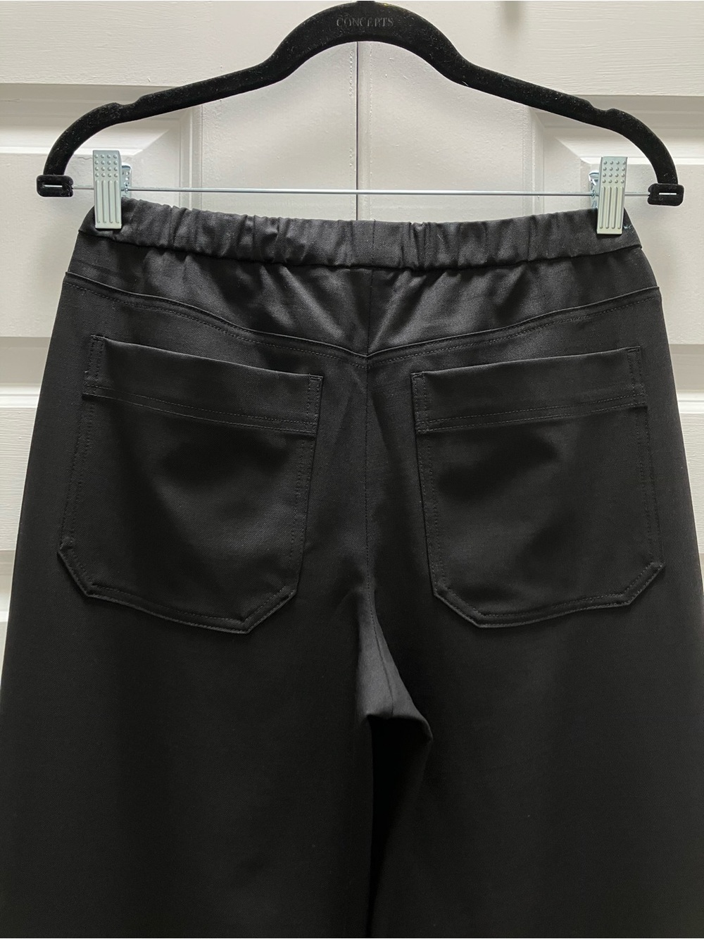 Unbound Merino Women's Merino Travel Pants Barrel Italian Wool Black size Small - Picture 9 of 13